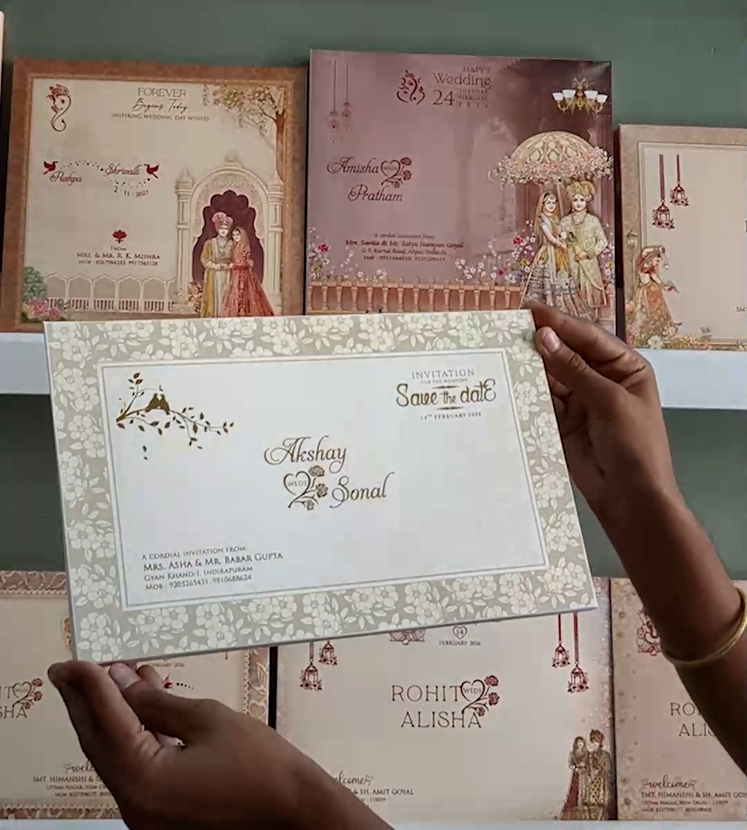 wedding card 3440